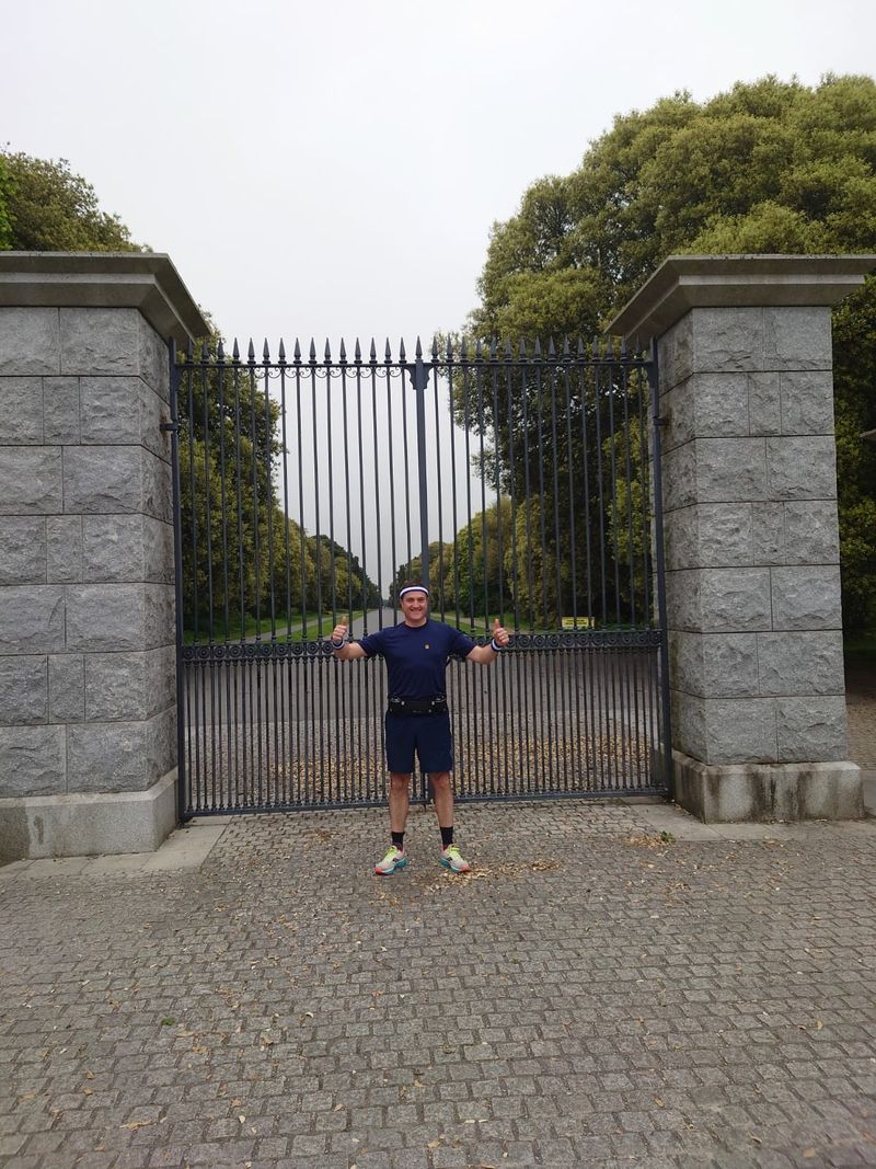 Clontarf Man Runs Marathon in St. Anne's for Cancer Society!